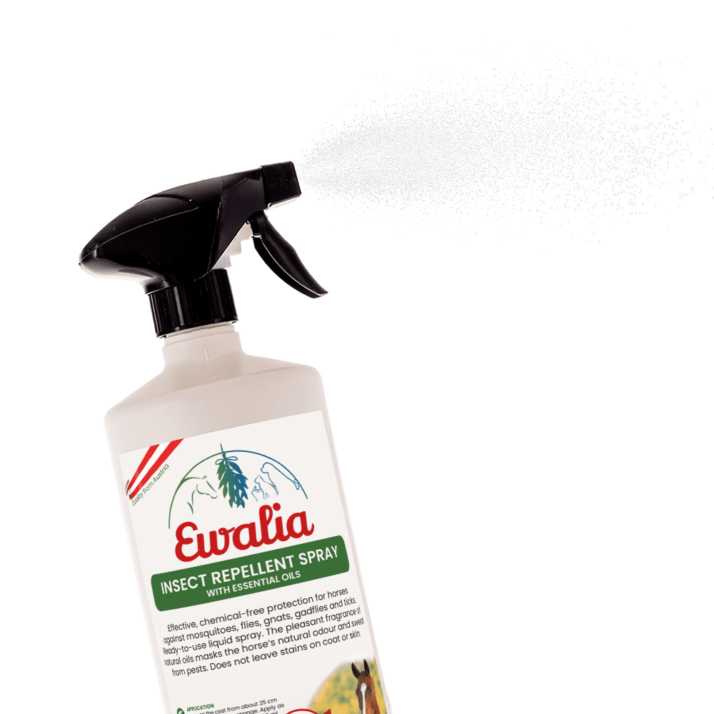 Ewalia care products for horses open insect repellent spray