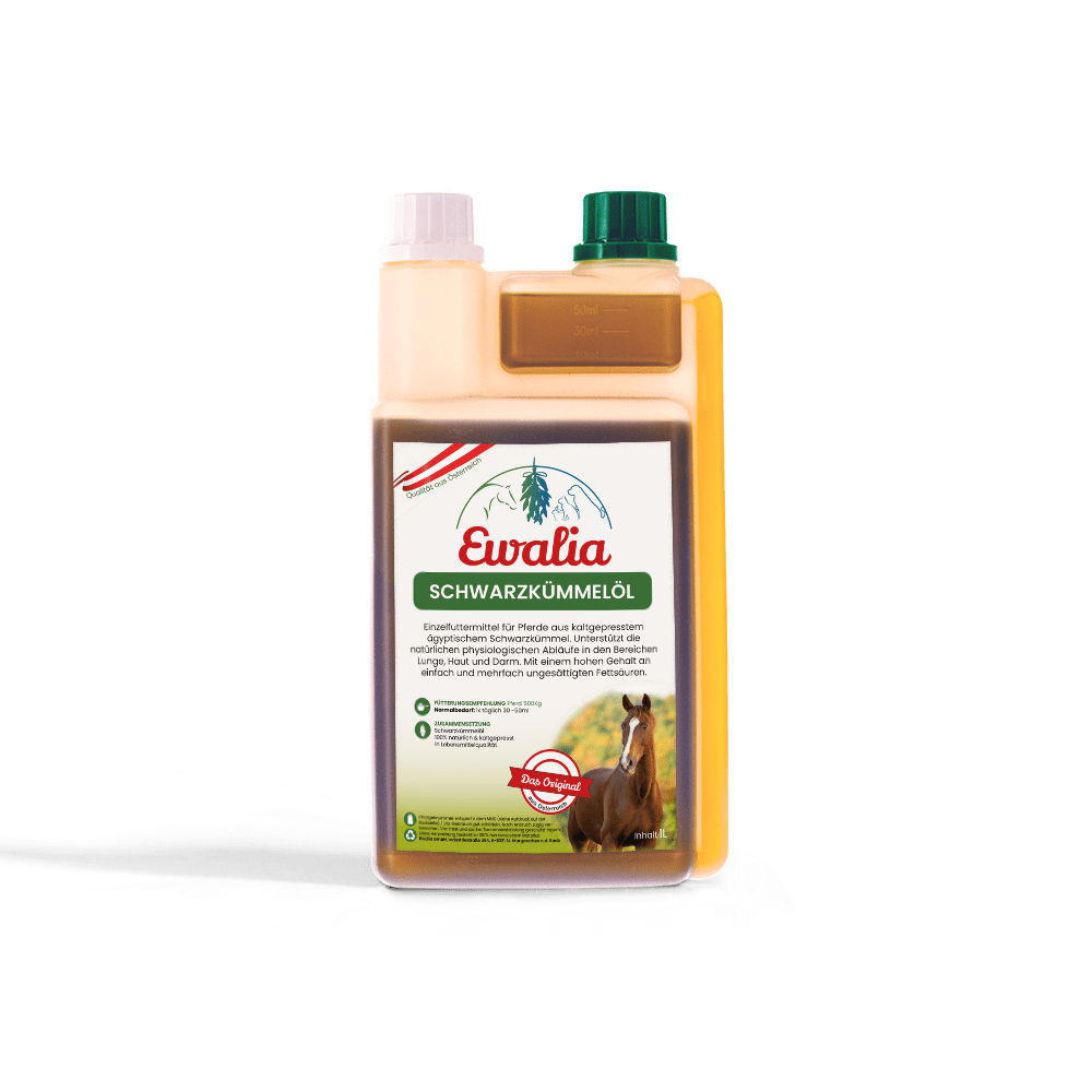 EWALIA Black Cumin Oil for horses 1L