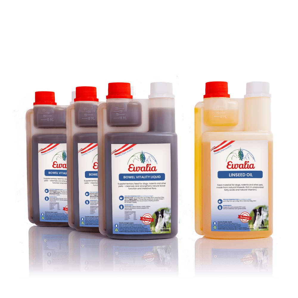 Bundle dogs linseed oil bowel vitality liquid