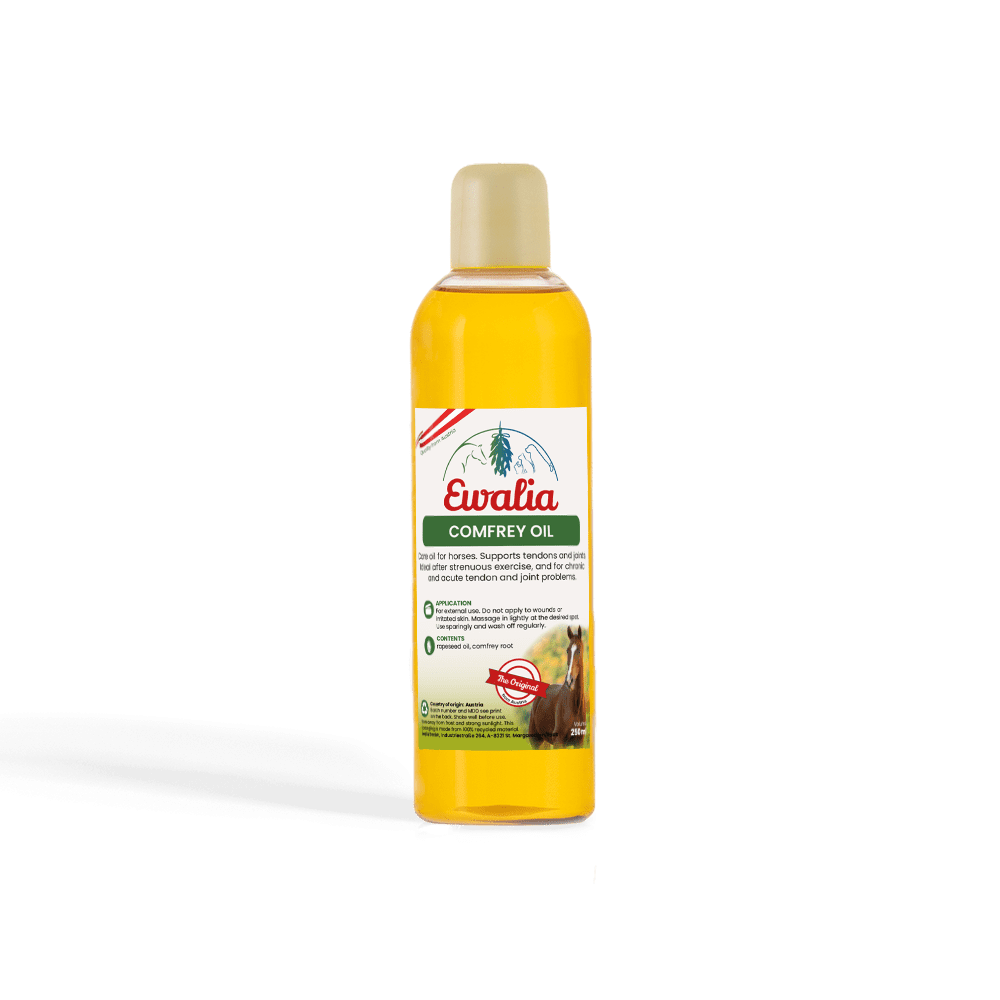 Ewalia care products for horses upright comfrey oil