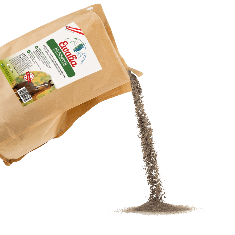 Ewalia feed material for horses open h3 powder