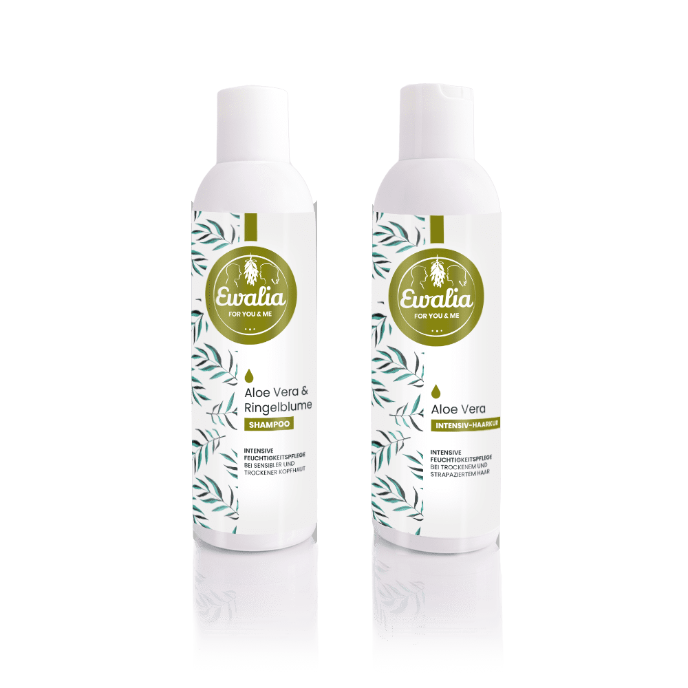 1x Aloe Vera Calendula Shampoo + 1x Intensive Hair Treatment Aloe Vera