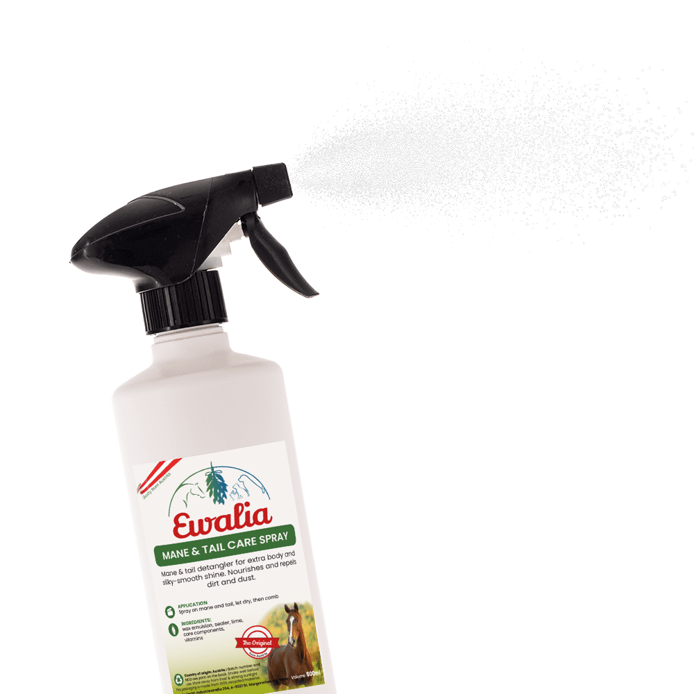 Ewalia care products for horses open mane and tail care spray