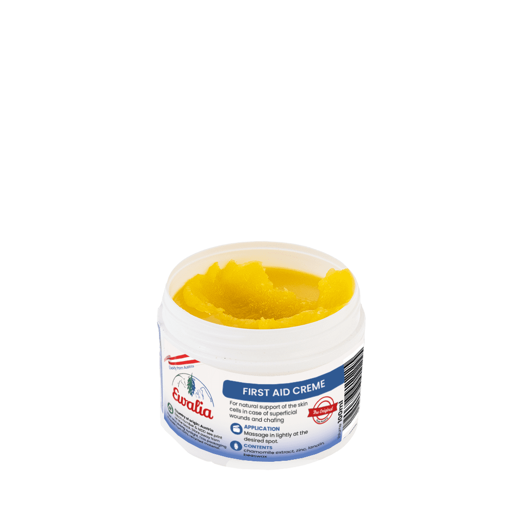 Ewalia dog care products open first aid creme