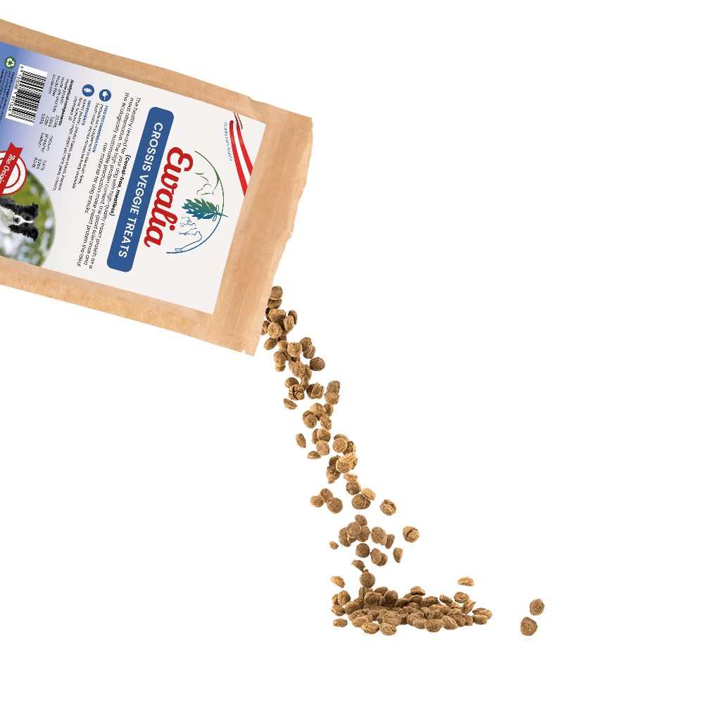 Ewalia Dog Leckerli open Crossis Veggie Treats