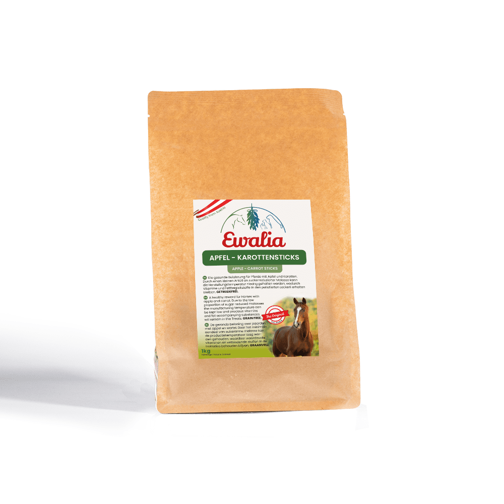 EWALIA Apple - Carrot Sticks for horses 1kg