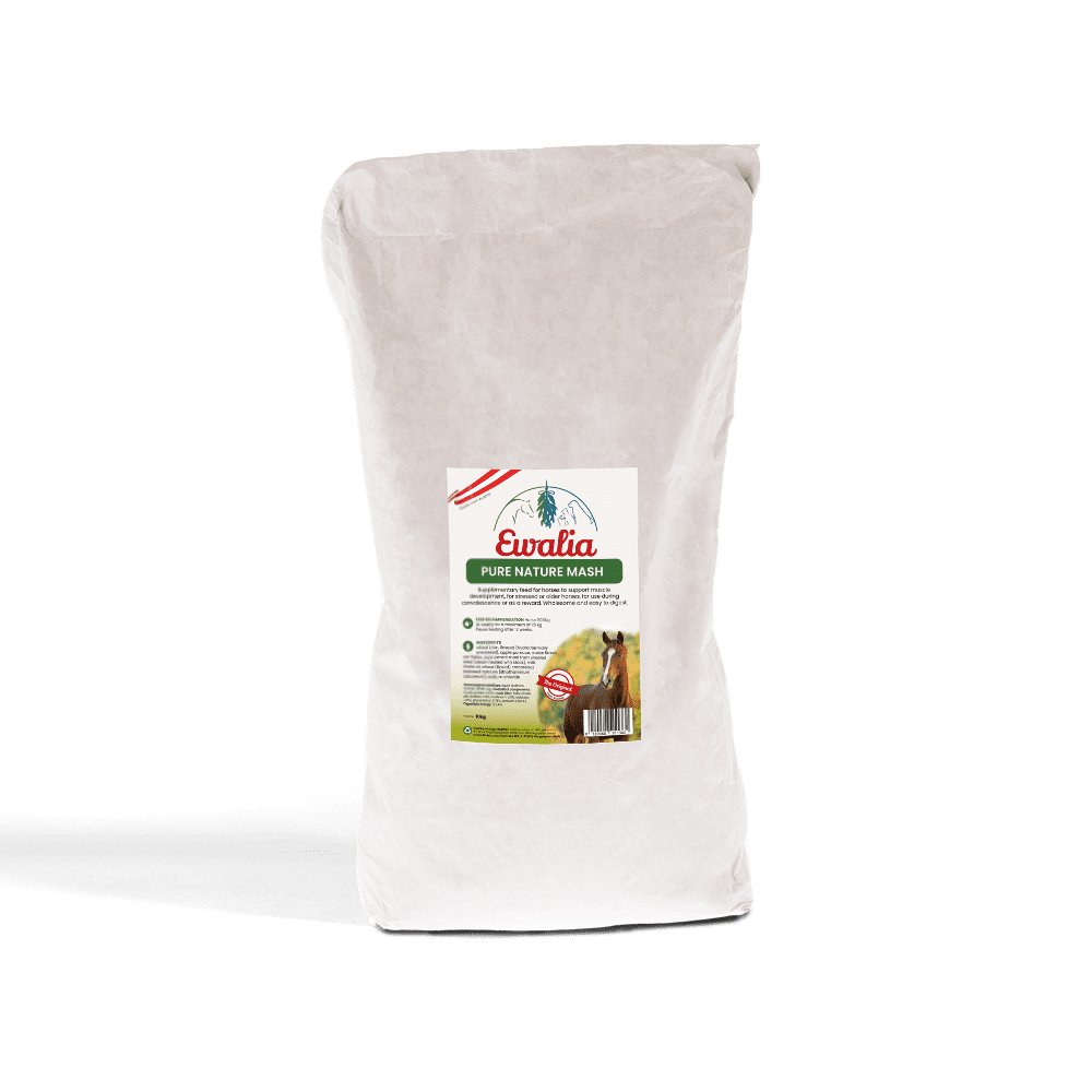 Ewalia horse feed material upright pure nature mash