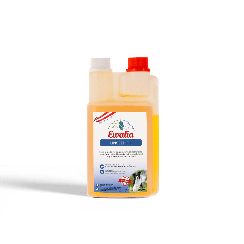 Ewalia dogs herbal liquids upright linseed oil